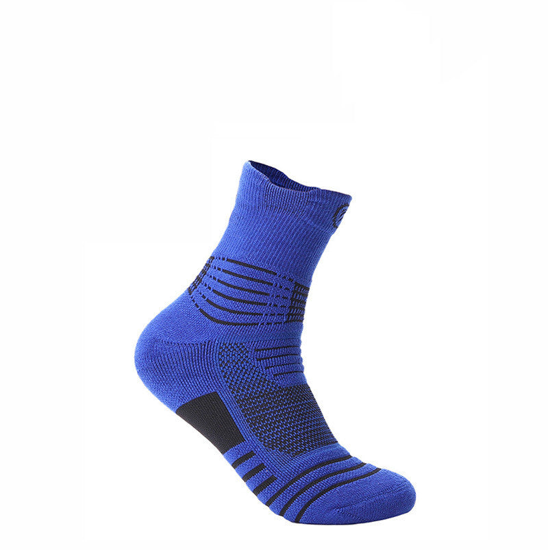 Elite Socks Men's Socks Sports Socks Low Cut Short Tube Basketball Socks Thick Towel Bottom Boat Socks Sweat-absorbent Running Tube