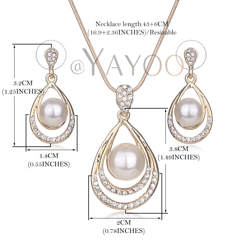 Pearl Jewelry Set for women