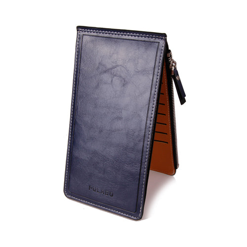 Slim wallet with zipper wallet