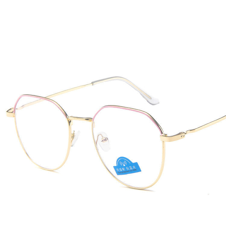 Metal anti-blue light fashion glasses frame