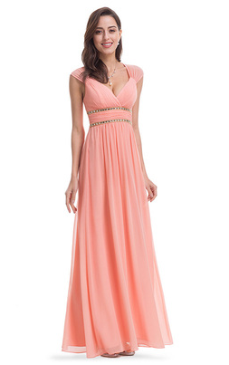 Formal Long Elegant V-Neck dress