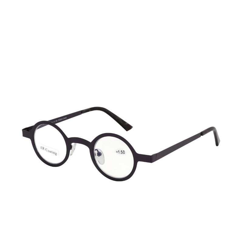 Metal anti-blue reading glasses