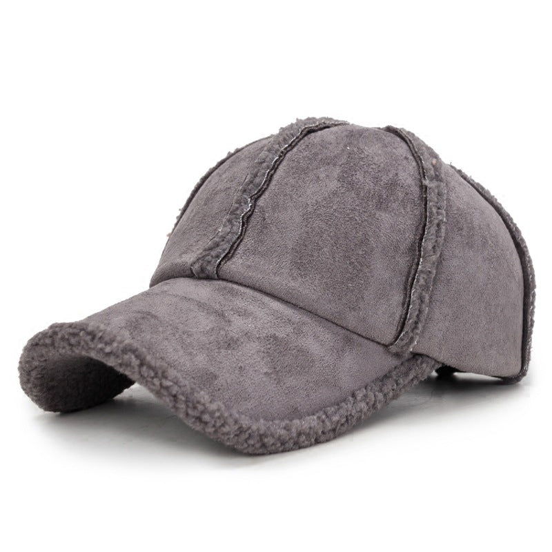 Suede parent-child baseball cap