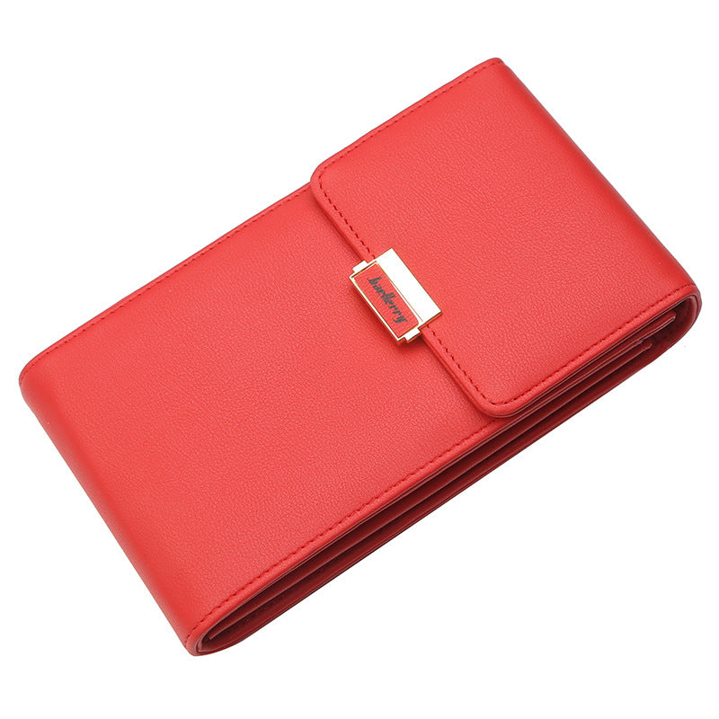 Women's wallets solid color wallets