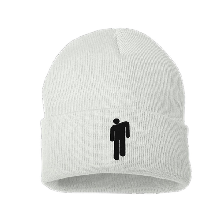 Dropshipping Billie Eilish Cotton Casual Beanies for Men Women Knitted Winter Hat Solid Hip-hop Skullies Bonnet Unisex Cap