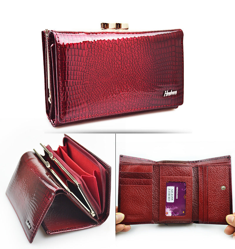 Leather ladies wallet