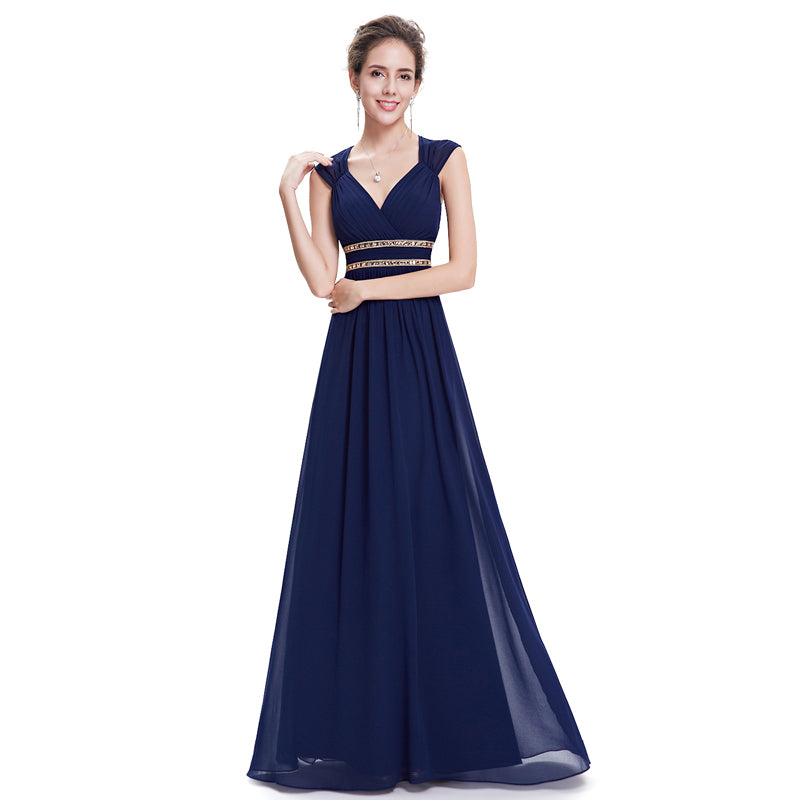 Formal Long Elegant V-Neck dress