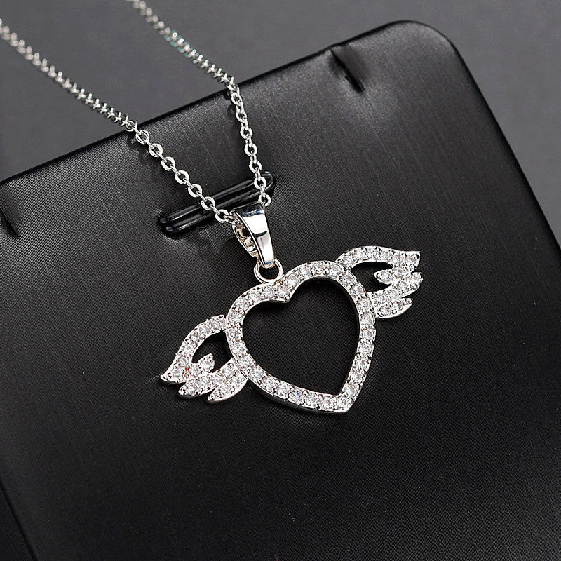 Angel love pendant women