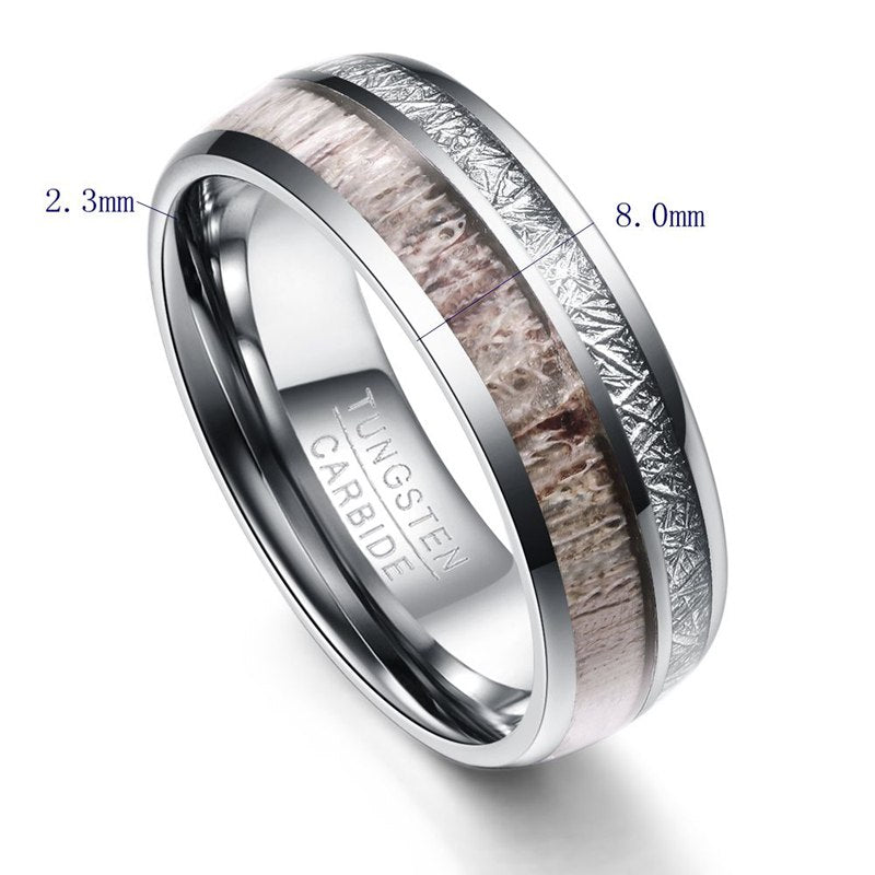 100 Tungsten Carbide Steel Men Ring