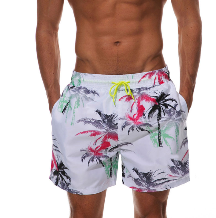 Beach pants print shorts