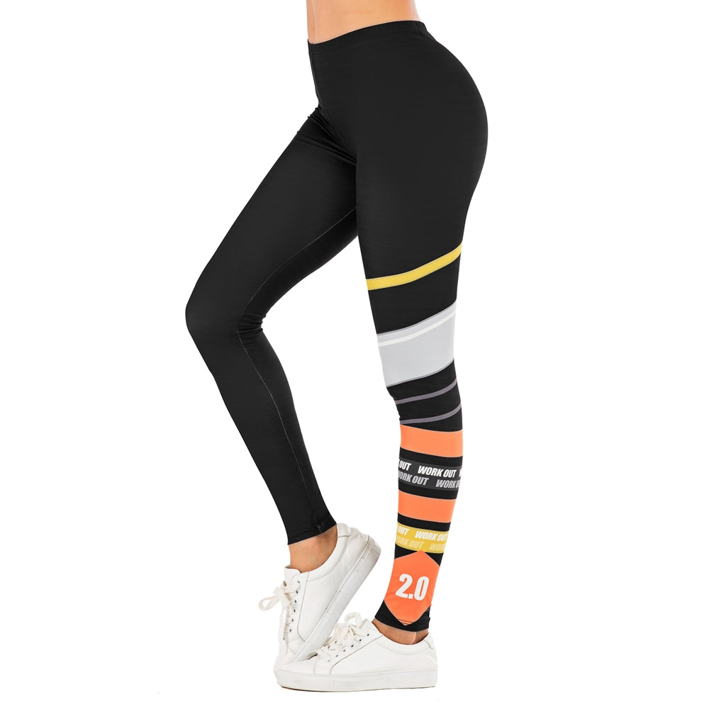 Printed yoga pants outdoor sports leggings