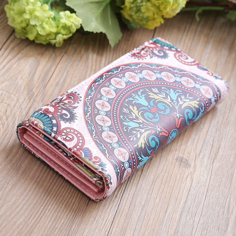 Fashion ladies printed wallet