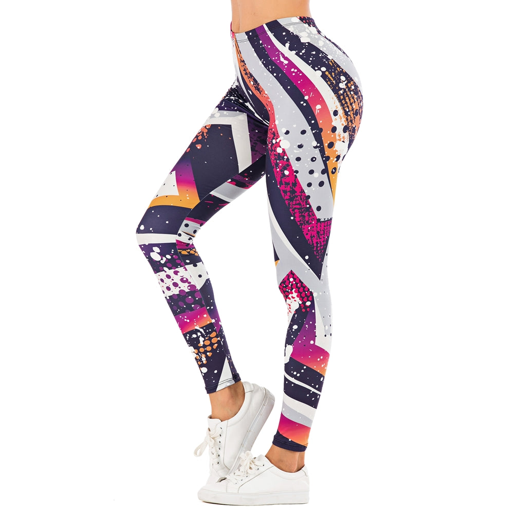 Printed yoga pants outdoor sports leggings