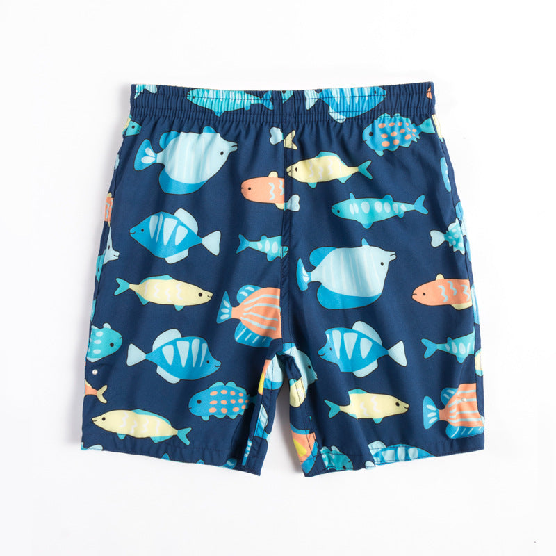 Children's beach shorts boxer swimming trunks