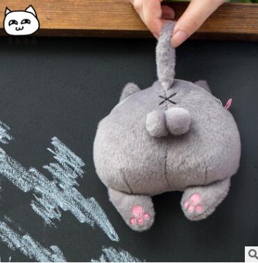 Cat ass wallet plush coin purse