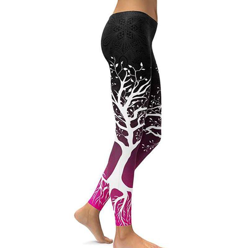 Digital print leggings Fashion leg stretch tight leggings