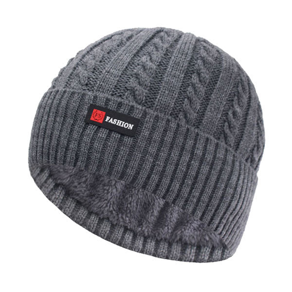 Knitted Wool Hat Autumn And Winter Hat Casual Twist Versatile Warm Cover Men's And Women's Fashion Outdoor Hat