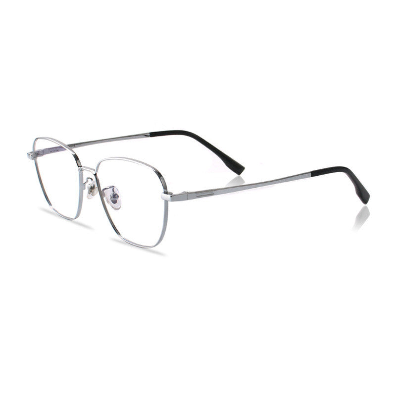 Men's retro anti-blue light myopia glasses