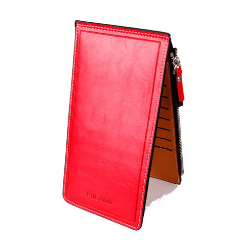 Slim wallet with zipper wallet