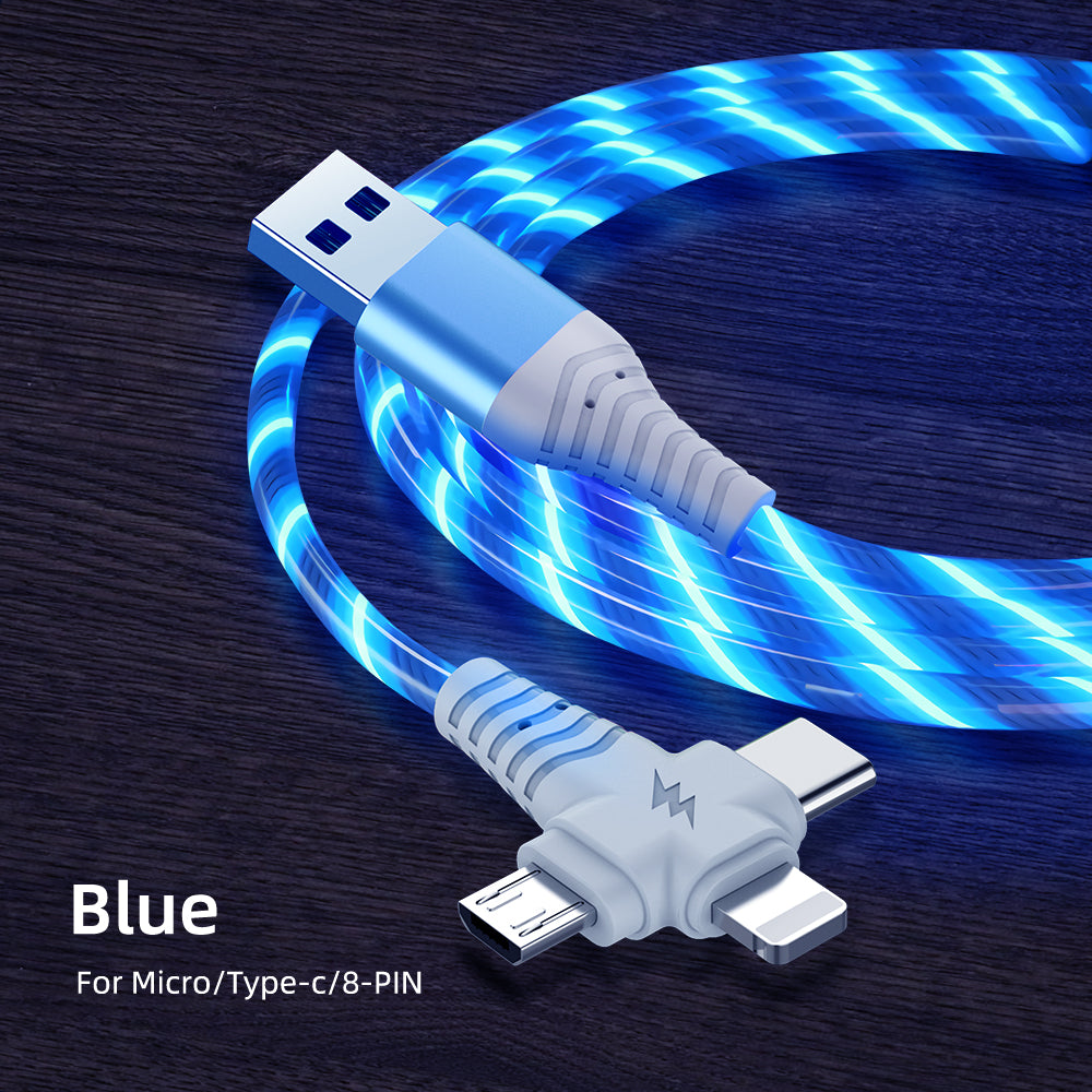 Fast charging cable aluminum alloy streamer data cable