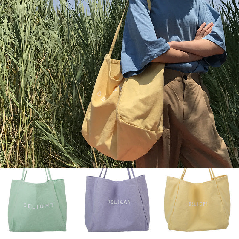 Large-capacity canvas bag DELIGHT bag