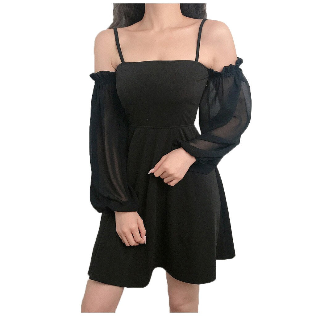 Women Sling Strapless Dress