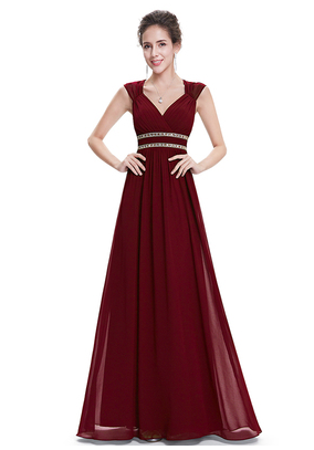 Formal Long Elegant V-Neck dress