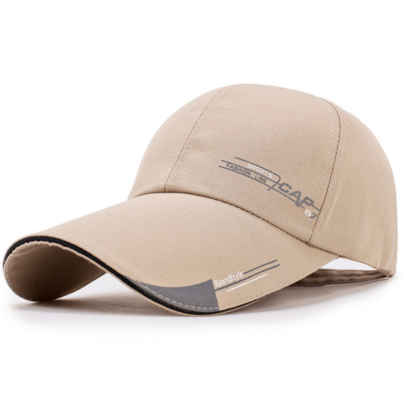 Long eaves men's baseball cap