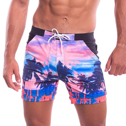 Quick-drying men's swim trunks