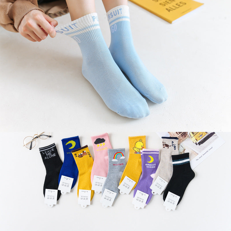 Cute cartoon women socks