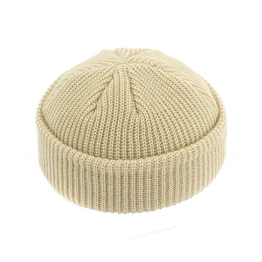 Dome warm short woolen cold hat