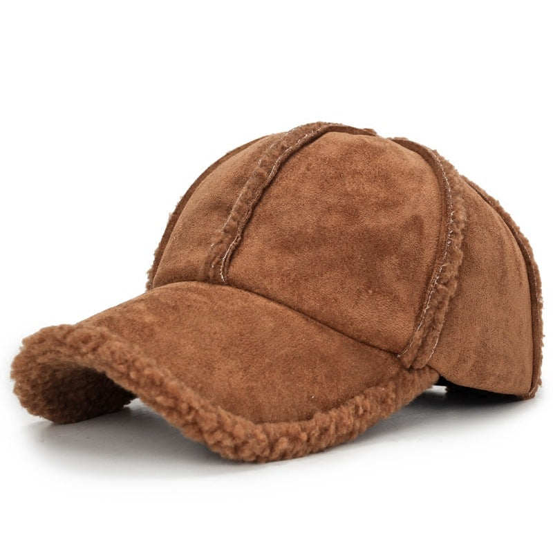 Suede parent-child baseball cap