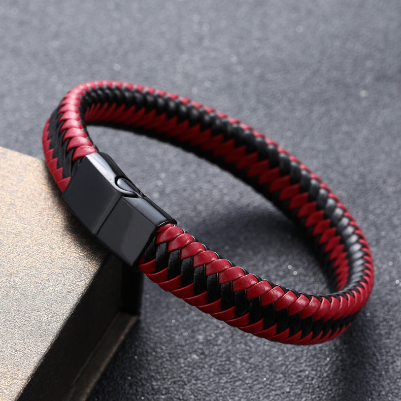 Men Genuine Leather Bracelet Vintage Handmade