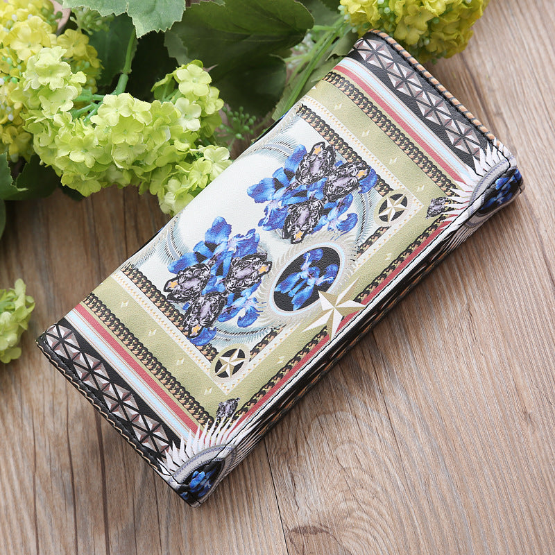 Fashion ladies printed wallet