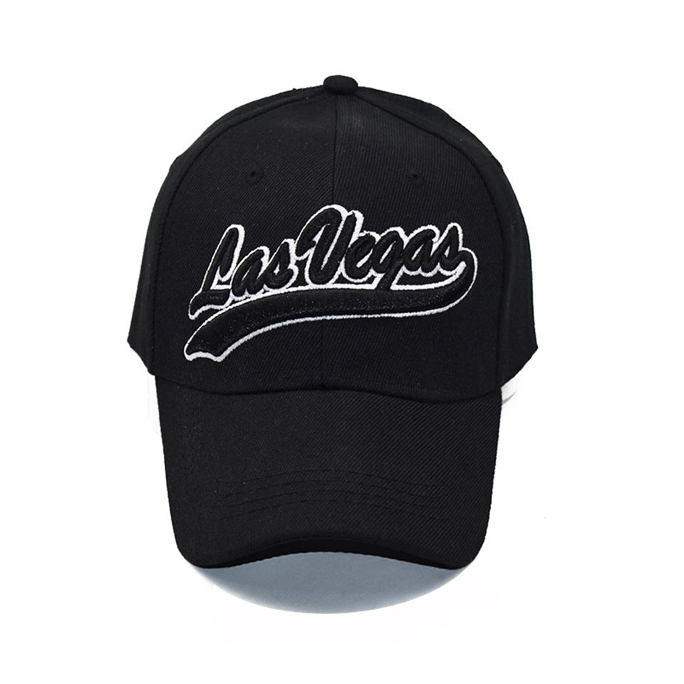 Letter embroidered baseball cap