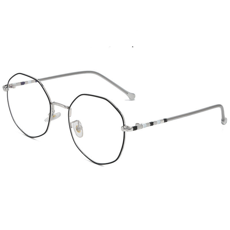 Irregular anti-blue glasses