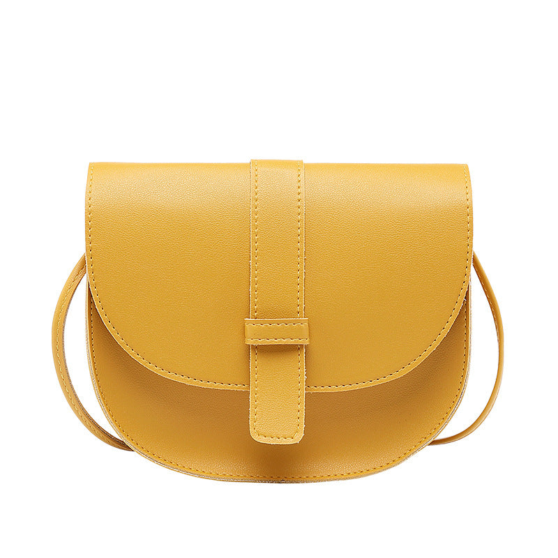 Crossbody bag all-match casual saddle bag