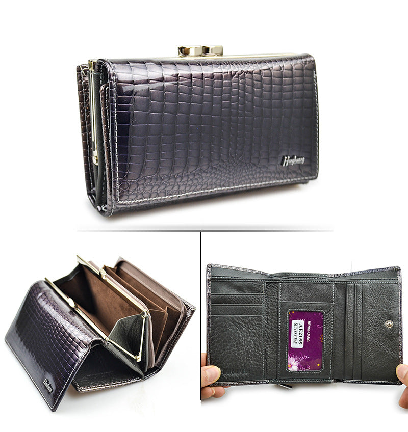 Leather ladies wallet