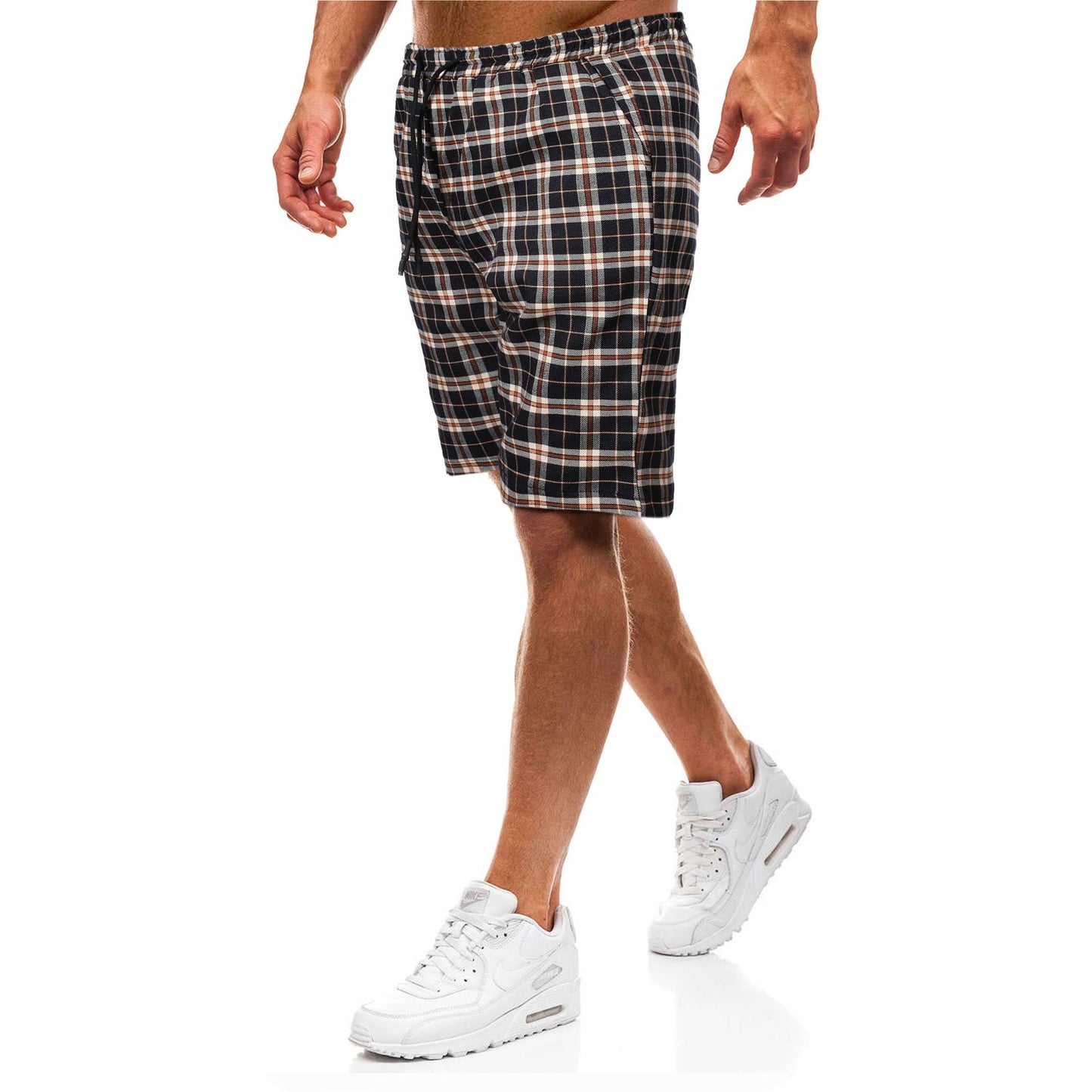 New shorts casual plaid pants
