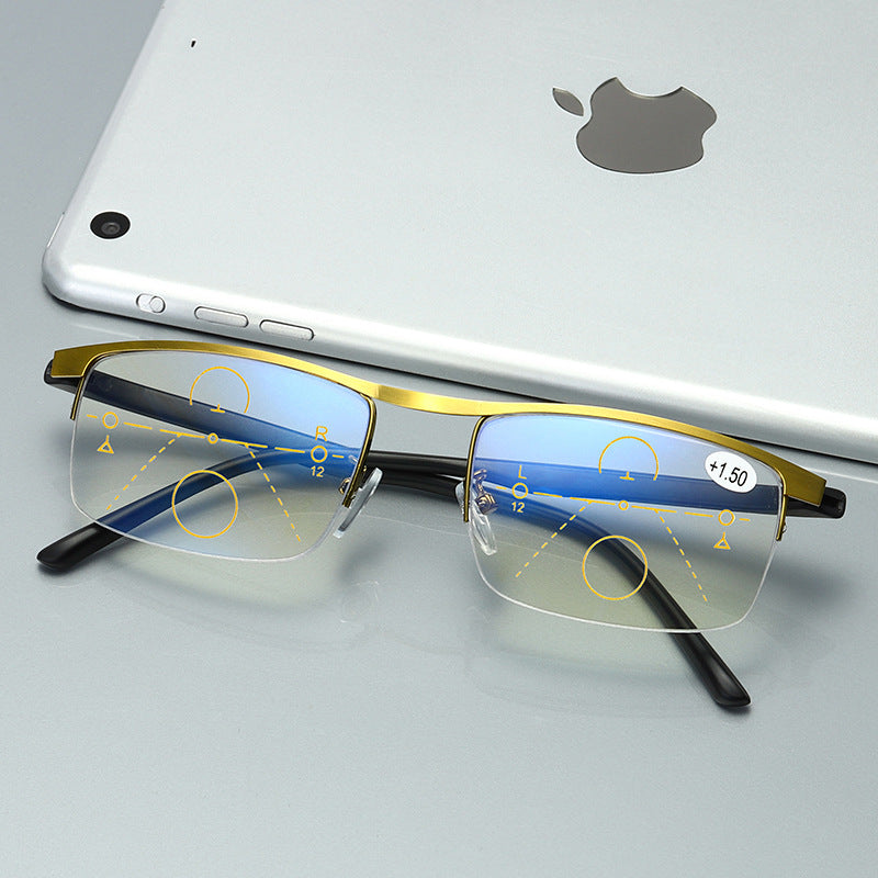 Anti-blue reading glasses