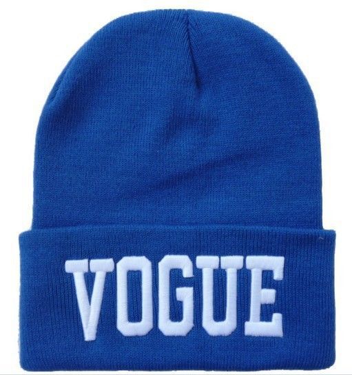 Fast selling /ebay VOGUE Beanie European and American popular Knitted Hat Wool cold hat hat man