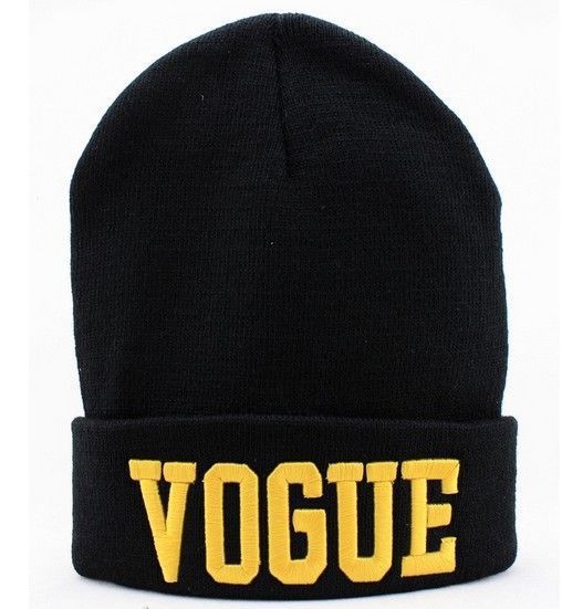 Fast selling /ebay VOGUE Beanie European and American popular Knitted Hat Wool cold hat hat man