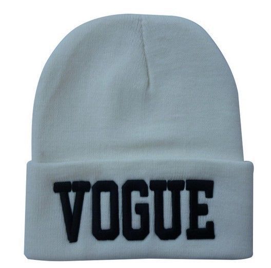 Fast selling /ebay VOGUE Beanie European and American popular Knitted Hat Wool cold hat hat man