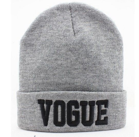 Fast selling /ebay VOGUE Beanie European and American popular Knitted Hat Wool cold hat hat man