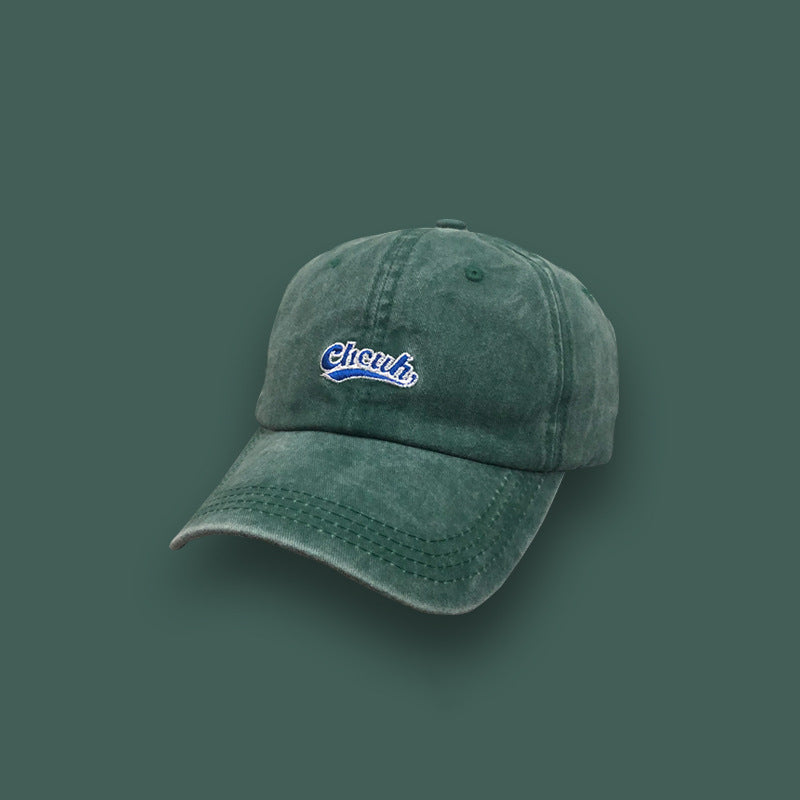 Casual Letter Embroidery Cap