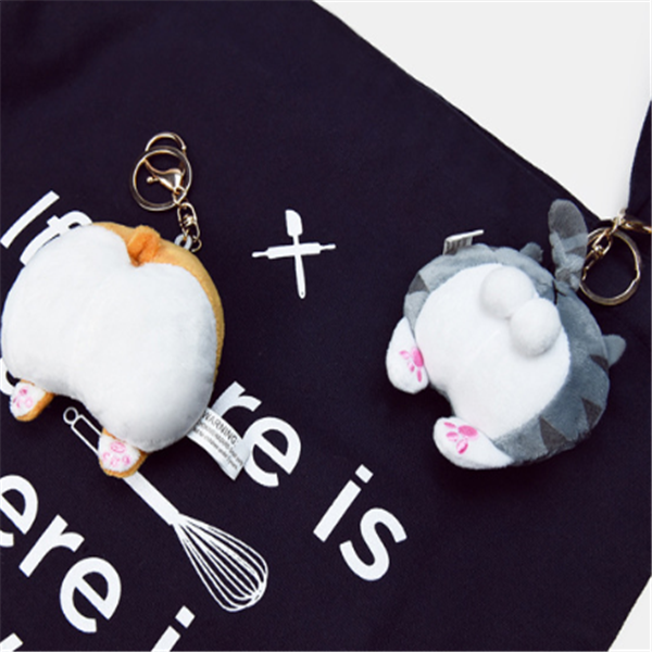 Cat ass wallet plush coin purse