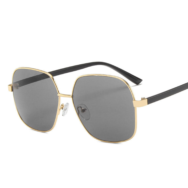 Fashion polygon sunglasses men street shot sunglasses