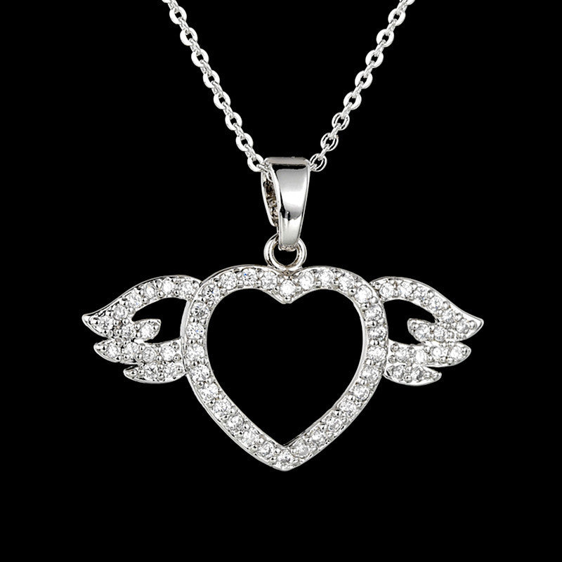 Angel love pendant women