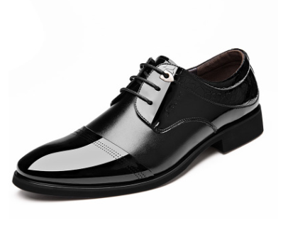 Autumn men's leather shoes business dress shoes men's belt fashion shoes men's shoes