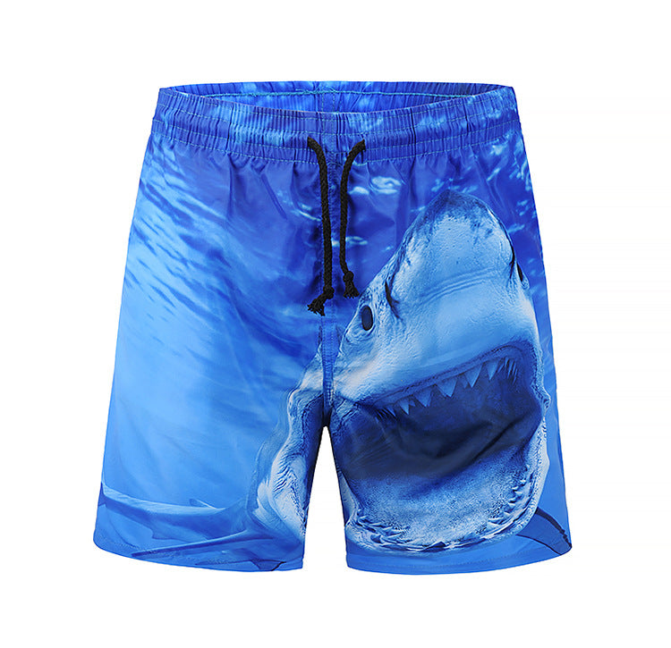 New European code swimming trunks creative pineapple printed beach pants